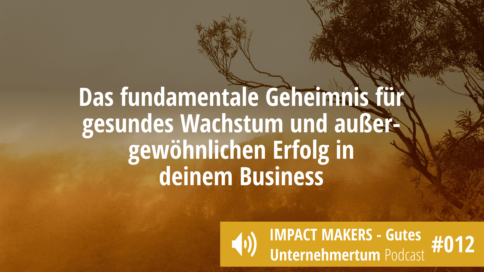 Geheimnis für gesundes Wachstum und Erfolg im Business