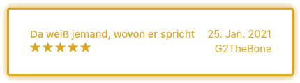 Ronald: weiß, wovon er spricht, sagt Gordon