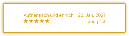 Ronald: autentisch u. ehrlich, sagt Jörg